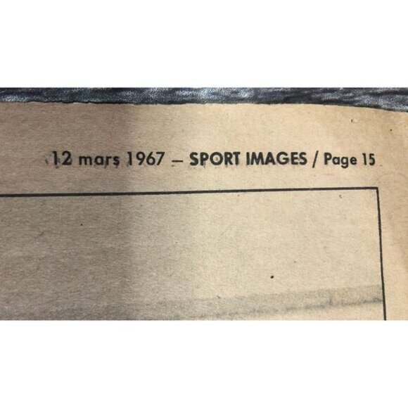 1967 Vintage Newspaper Poster GORDIE HOWE - Picture 3 of 3